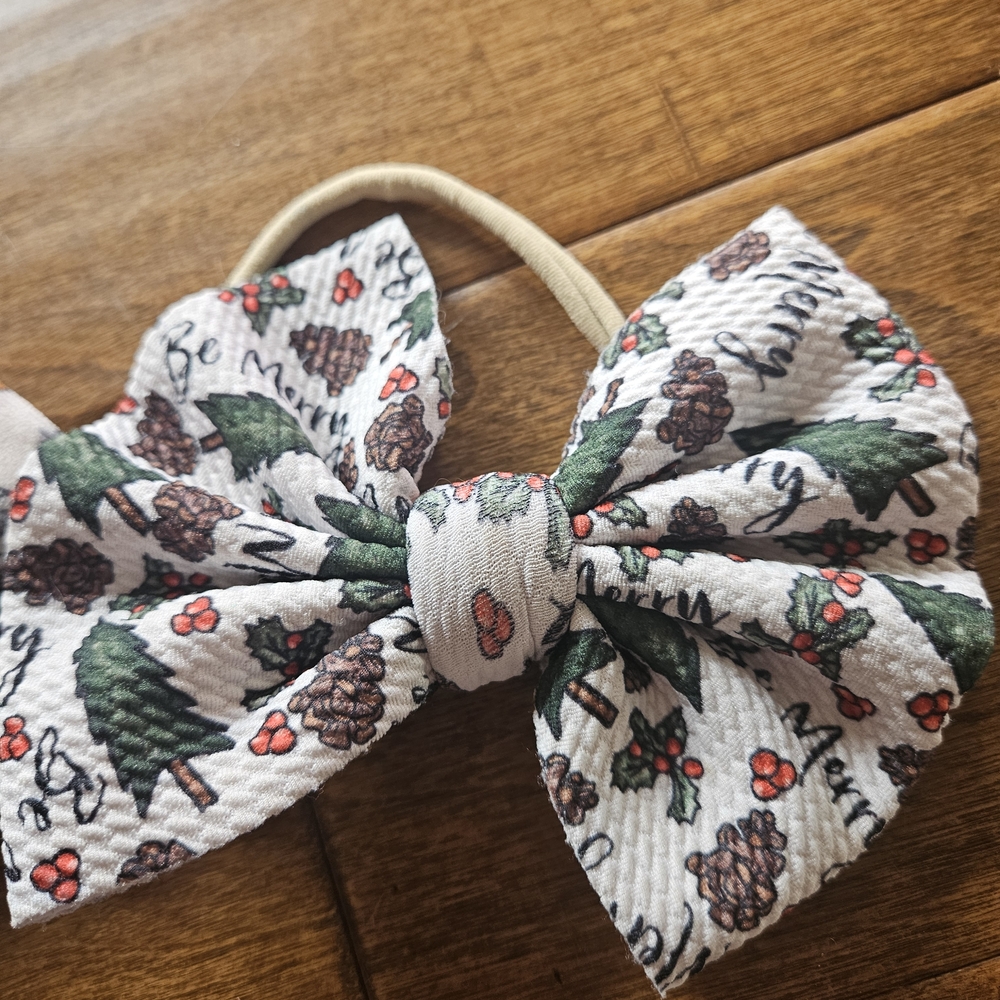 💝💝5/$25💝💝Holiday Hair Bow Set - Picture 3 of 4